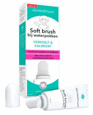 Soft brush bij waterpokken